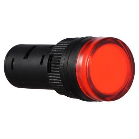 Сигнальна арматура AD16-16DS 24V AC/DC червона