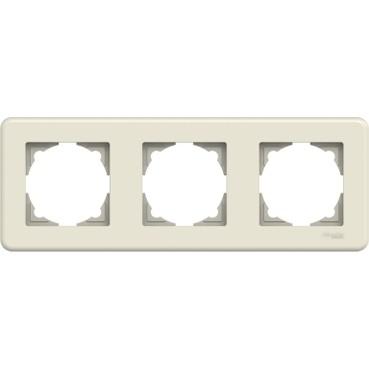 LNA5800323 РАМКА ТРИМІСНА, ГОРИЗ-НА, КРЕМ. LEONA -> LNA5800323 РАМКА ТРЁХМЕСТНАЯ, ГОРИЗОНТАЛЬНАЯ, КРЕМОВАЯ LEONA