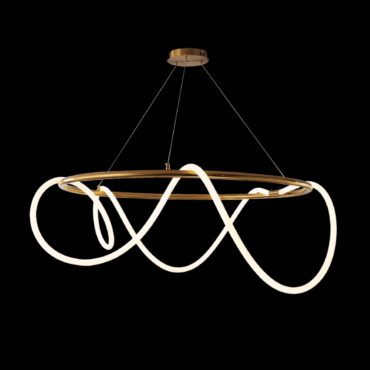 Підвісна LED люстра S5520-600 Copper