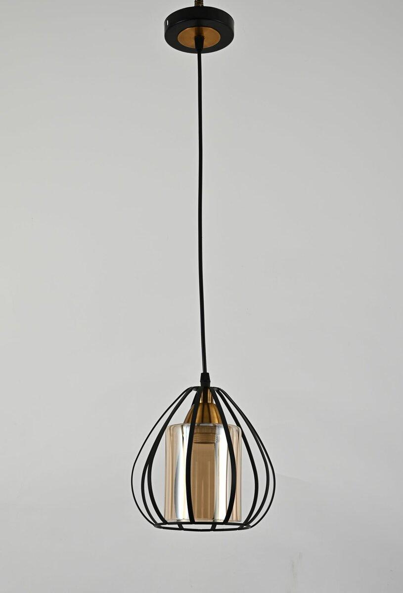 Подвесная люстра в стиле Loft QM008-1 BK.