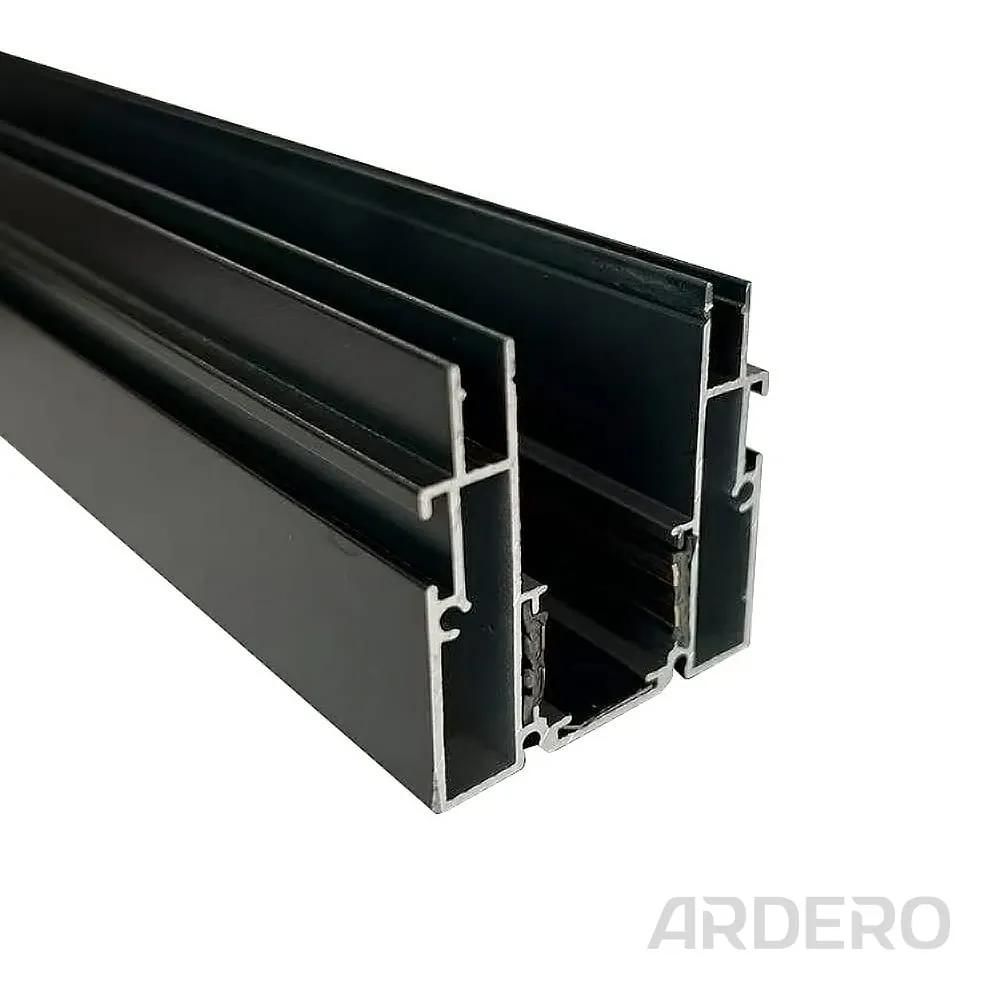Шинопровід Ardero CABM1004 для натяжних стель вбудований 2м чорний